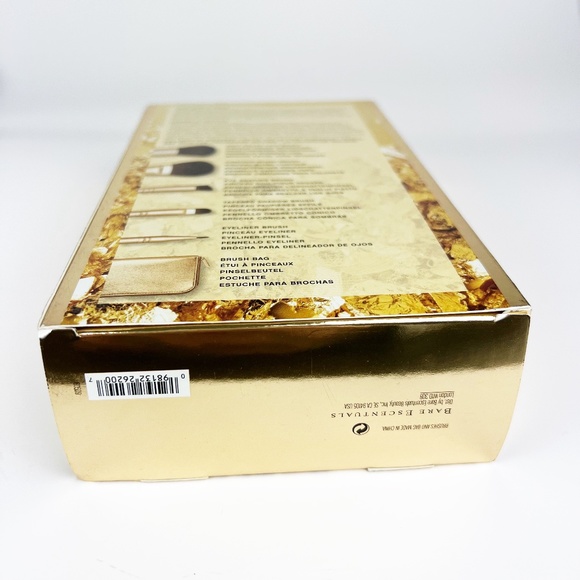New BareMinerals "The Dream Team" 5 Pcs Makeup Face Eye Gold Brush Set - Picture 4 of 4